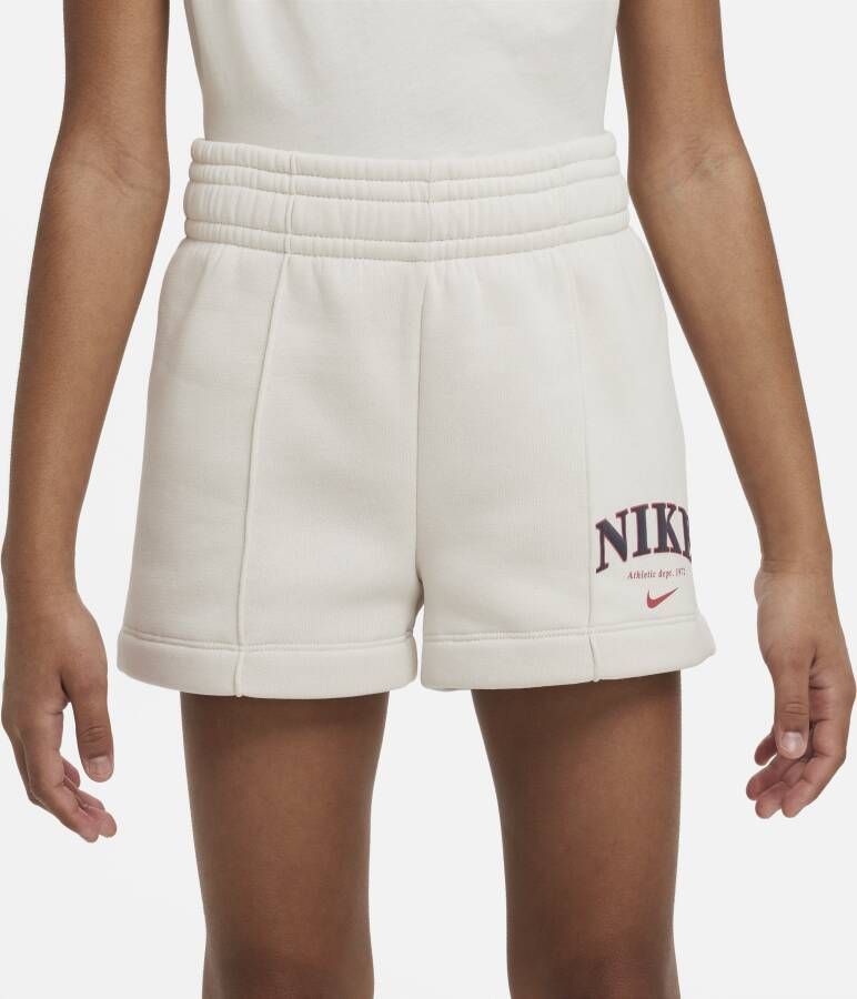Nike Sportswear Trend meisjesshorts Bruin