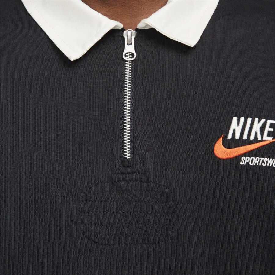 Nike Sportswear Rugbytop voor heren Zwart