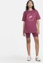 Nike Utility Tee T-shirt met korte mouwen Pink Dames - Thumbnail 4