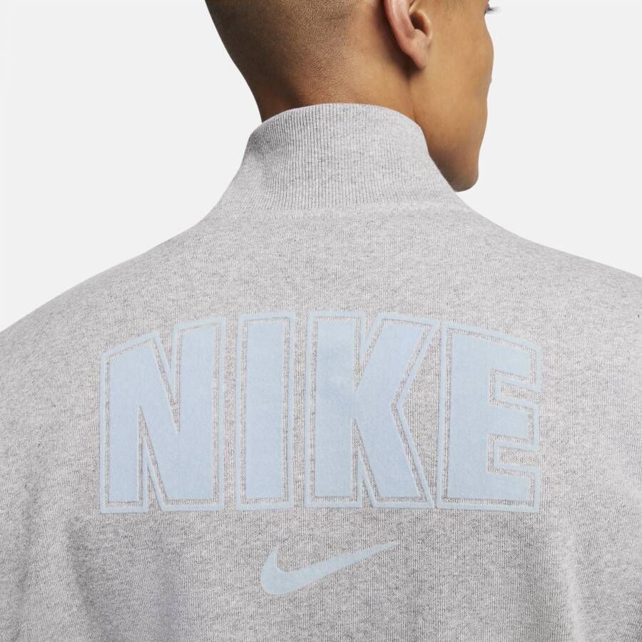 Nike Sportswear Varsityjack van fleece voor heren Grijs