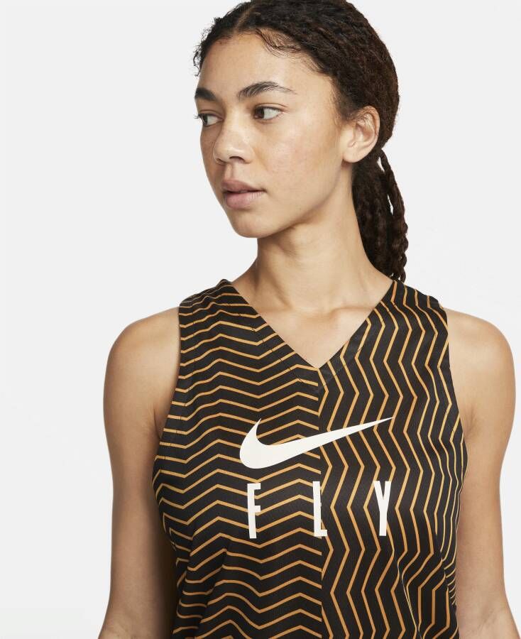 Nike Standard Issue Basketbaljersey voor dames Oranje