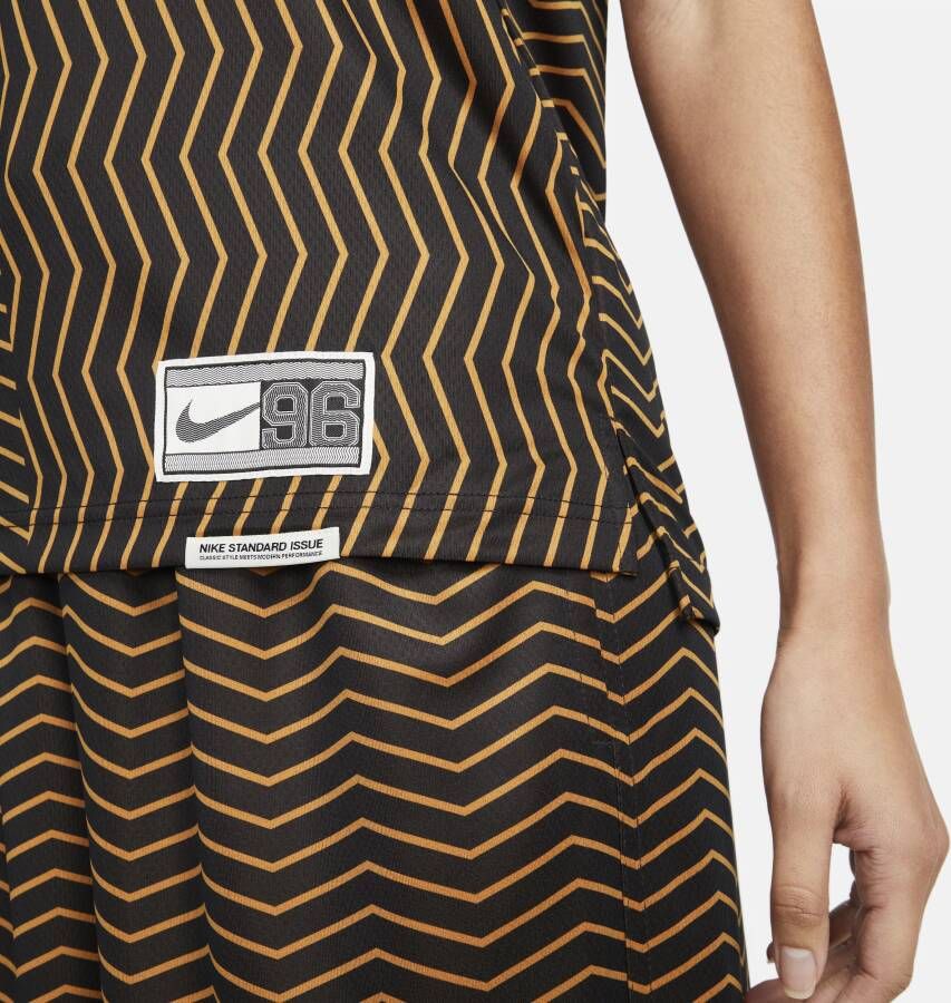 Nike Standard Issue Basketbaljersey voor dames Oranje