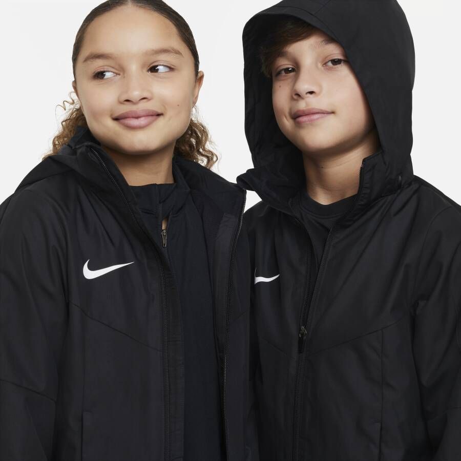 Nike Storm-FIT Academy23 Regenjack voor voetbal voor kids Zwart
