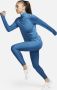 Nike Swift hardlooptop met korte rits voor dames Blauw - Thumbnail 5