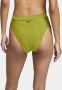 Nike Swim uitgesneden bikinibroekje met hoge taille voor dames Groen - Thumbnail 3