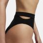 Nike Swim uitgesneden bikinibroekje met hoge taille voor dames Zwart - Thumbnail 4
