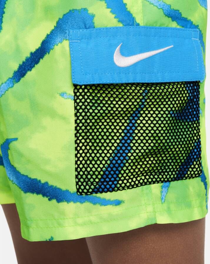 Nike Swim volley zwembroek voor jongens (10 cm) Groen