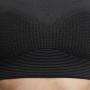 Nike Swoosh Flyknit Niet-gewatteerde sport-bh met complete ondersteuning Zwart - Thumbnail 3