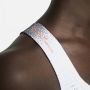Nike Swoosh Flyknit Niet-gewatteerde sport-bh met complete ondersteuning Zwart - Thumbnail 4
