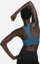 Nike Swoosh Medium Support padded sport-bh Blauw - Thumbnail 3