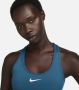 Nike Swoosh Medium Support padded sport-bh Blauw - Thumbnail 5