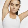 Nike Swoosh Non-padded sport-bh met medium ondersteuning Wit - Thumbnail 7