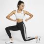 Nike Swoosh Non-padded sport-bh met medium ondersteuning Wit - Thumbnail 9