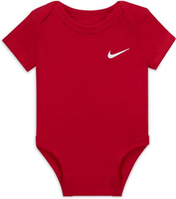 Nike Swoosh Rompertje voor baby's (3-6 maanden 3 stuks) Meerkleurig