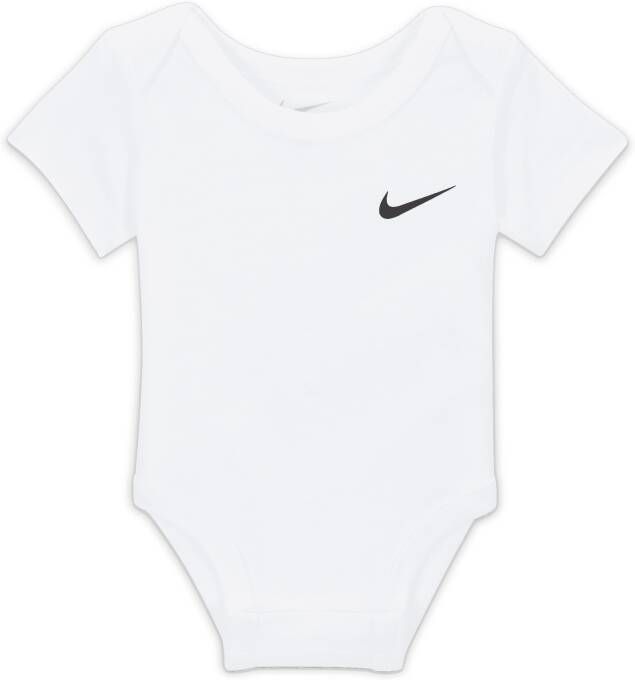 Nike Swoosh rompertjes voor baby's (0-9 maanden 3 stuks) Zwart - Foto 2