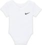 Nike Swoosh rompertjes voor baby's (0-9 maanden 3 stuks) Zwart - Thumbnail 2