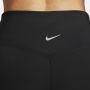 Nike Swoosh Run 7 8-hardlooplegging met halfhoge taille voor dames Zwart - Thumbnail 2