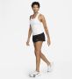 Nike Swoosh Tanktop met padded sport-bh met medium ondersteuning Wit - Thumbnail 4