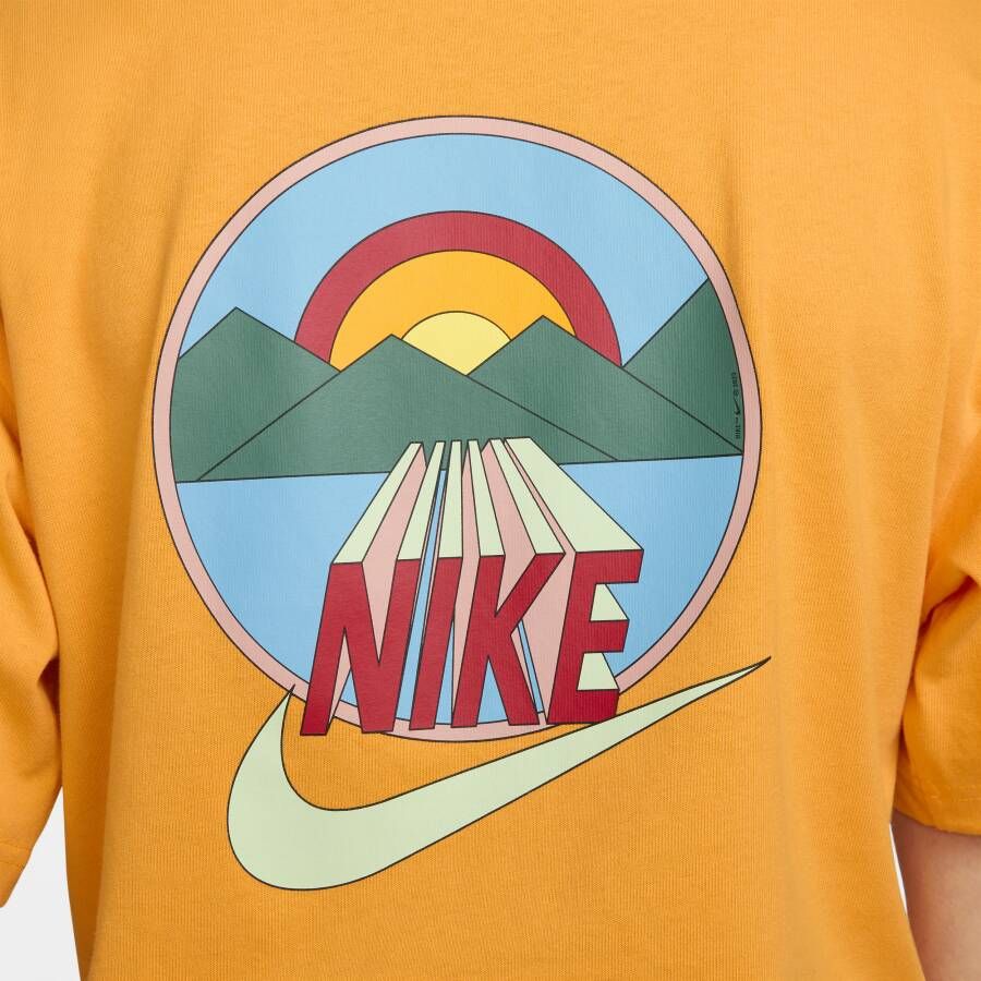 Nike T-shirt Geel