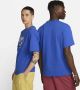 Nike T-shirt met korte mouwen Blauw - Thumbnail 2