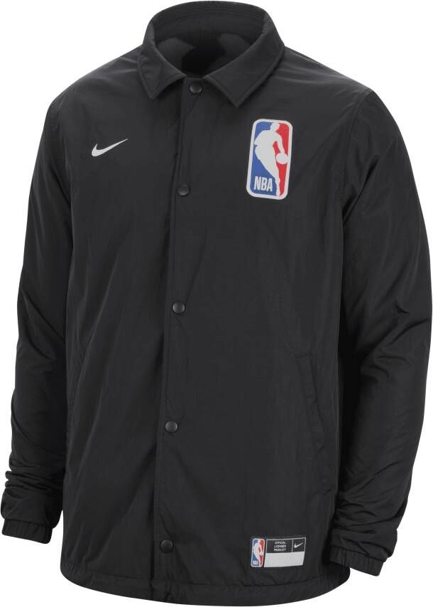 Nike Team 31 Courtside Omkeerbaar NBA-herenjack Zwart