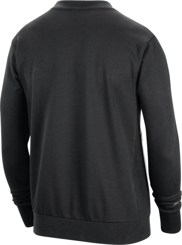 Nike Team 31 Standard Issue NBA-sweatshirt met ronde hals en Dri-FIT voor heren Zwart