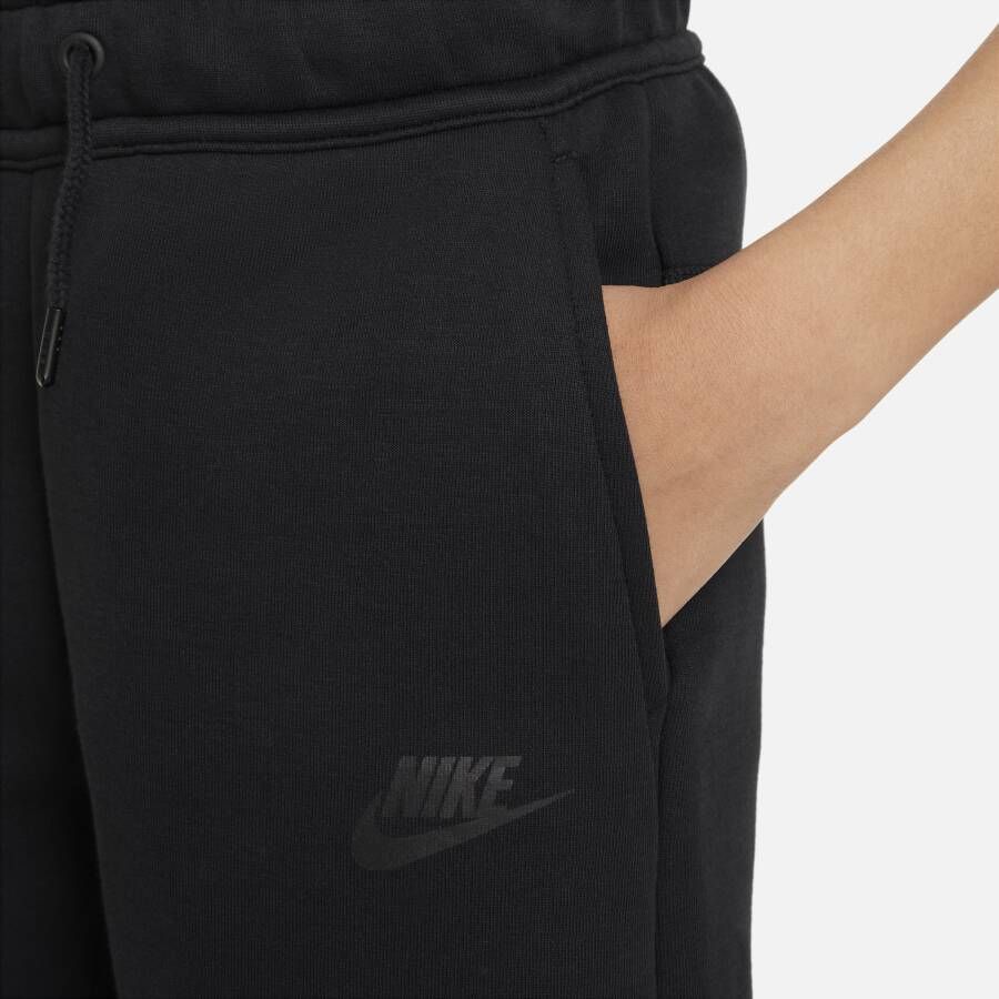 Nike Tech Fleece jongensshorts Zwart