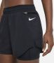 Nike Tempo Luxe 2-in-1 hardloopshorts voor dames Zwart - Thumbnail 4