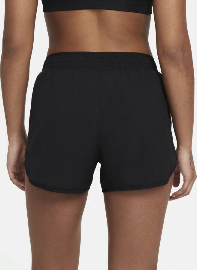 Nike Tempo Luxe Hardloopshorts voor dames (8 cm) Zwart