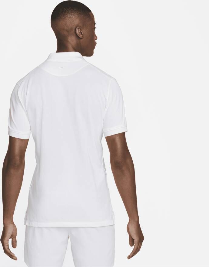 Nike The Polo Rafa Polo met aansluitende pasvorm voor heren Wit