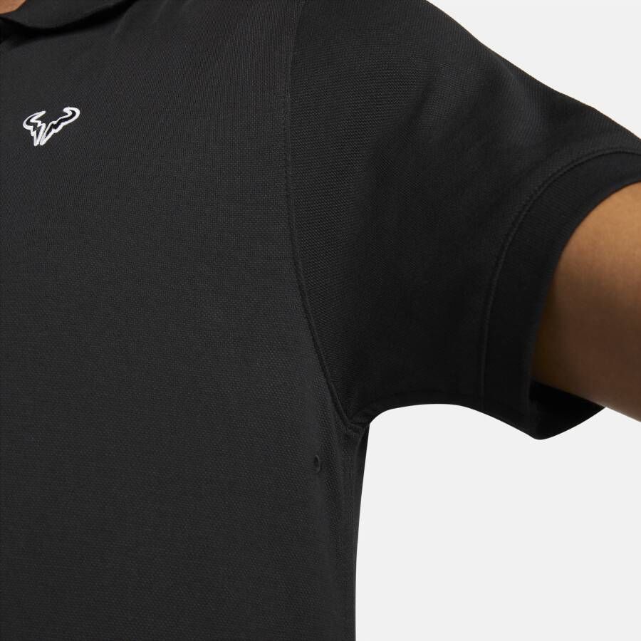 Nike The Polo Rafa Polo met aansluitende pasvorm voor heren Zwart