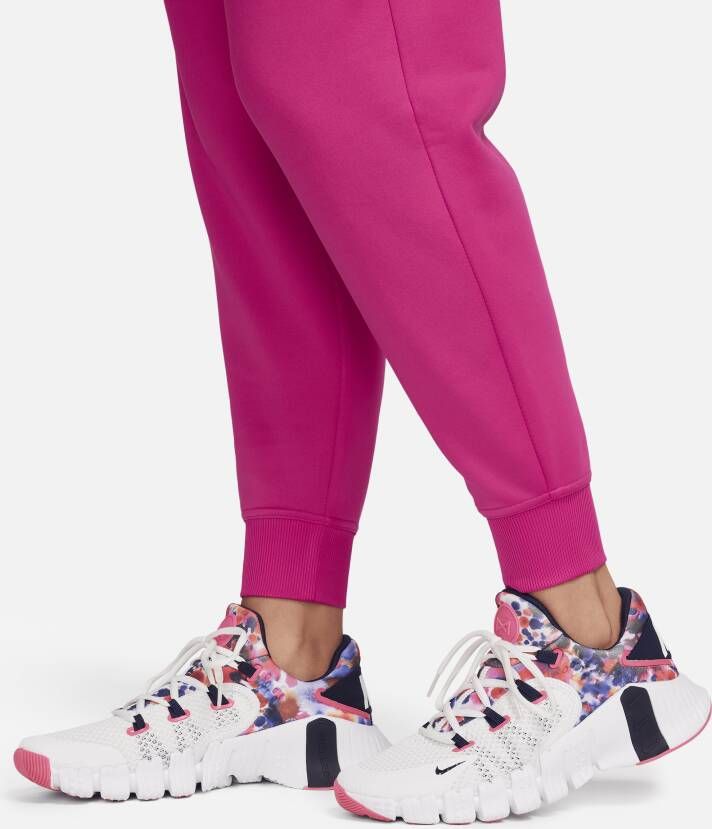 Nike Therma-FIT One 7 8-joggingbroek met hoge taille voor dames Roze 