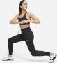 Nike Therma-FIT One 7 8-joggingbroek met hoge taille voor dames Zwart - Thumbnail 4
