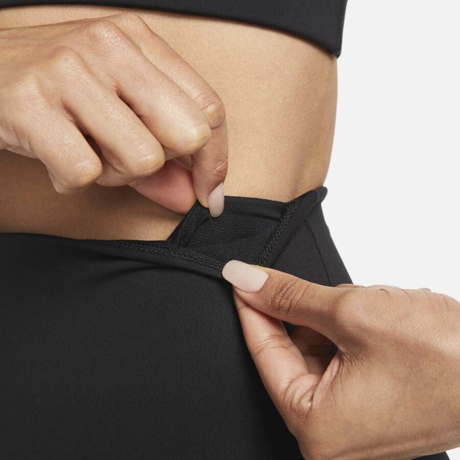 Nike Therma-FIT One 7 8-legging met hoge taille voor dames Zwart