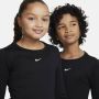 Nike One Therma-FIT trainingstop met lange mouwen voor kids Zwart - Thumbnail 3