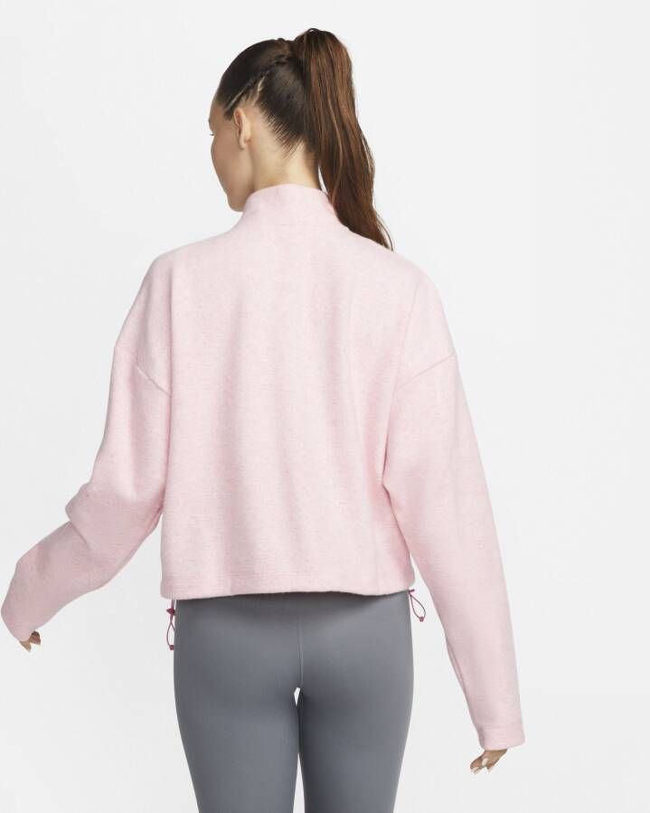 Nike Therma-FIT Top met halflange rits voor dames Roze