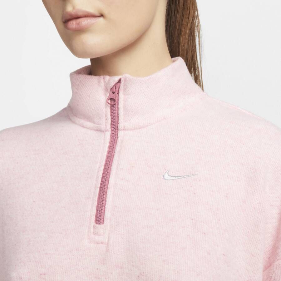 Nike Therma-FIT Top met halflange rits voor dames Roze
