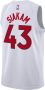 Nike Toronto Raptors Association Edition 2022 23 Dri-FIT Swingman NBA-jersey voor heren Wit - Thumbnail 2