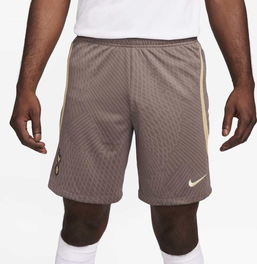 Nike Tottenham Hotspur Strike Derde Dri-FIT knit voetbalshorts voor heren Bruin