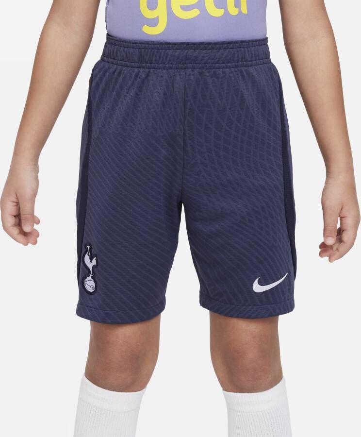 Nike Tottenham Hotspur Strike knit voetbalshorts met Dri-FIT voor kids Blauw