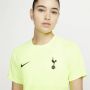 Tottenham Hotspur Nike voetbaltop met Dri-FIT en korte mouwen voor dames Geel - Thumbnail 3