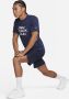 Nike Track Club hardlooptop met korte mouwen en Dri-FIT voor heren Blauw - Thumbnail 4