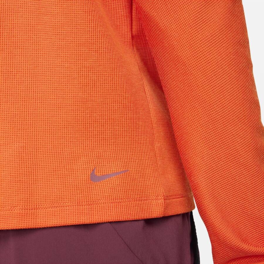 Nike Trail Dri-FIT hardlooptop met lange mouwen voor heren Oranje