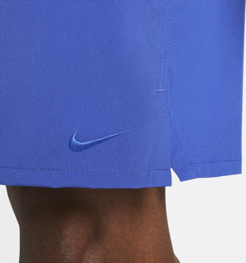 Nike Unlimited multifunctionele niet-gevoerde herenshorts met Dri-FIT (23 cm) Blauw