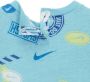 Nike Wild Air Printed Romper Rompertje voor baby's Blauw - Thumbnail 3