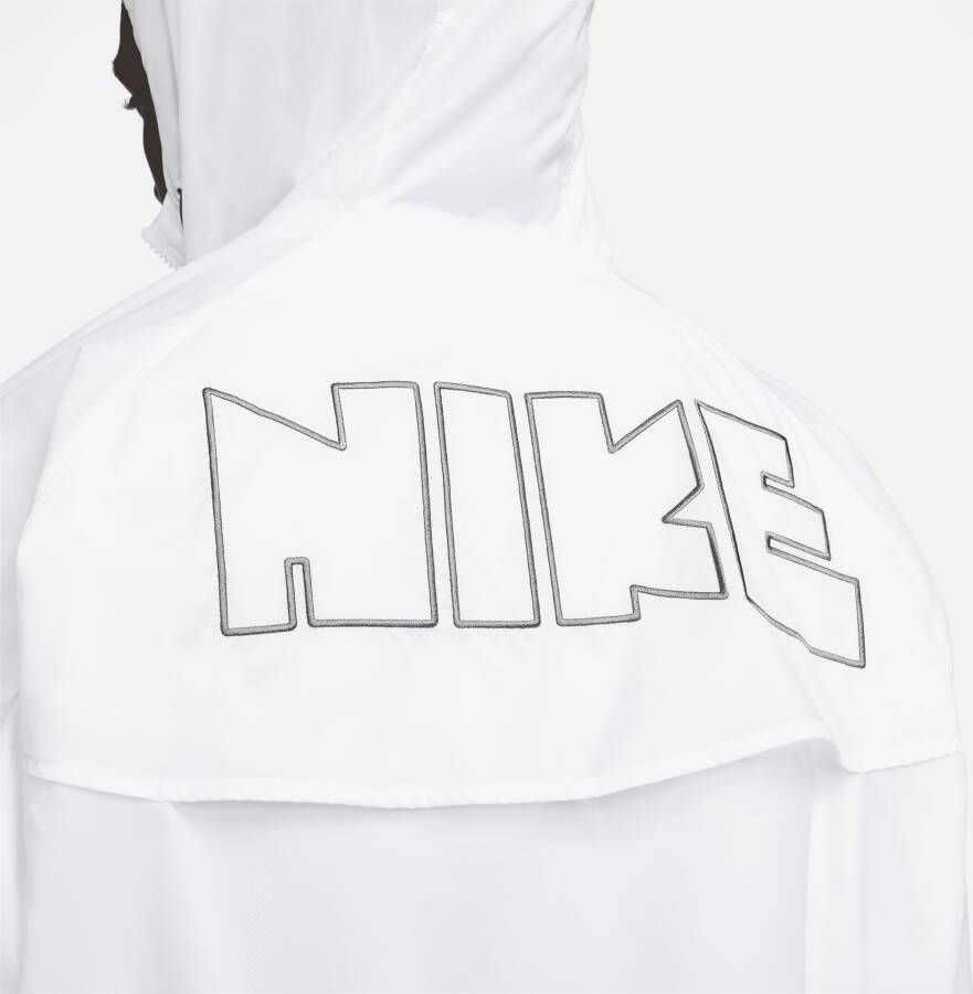 Nike Windrunner Geweven herenjack met voering Wit