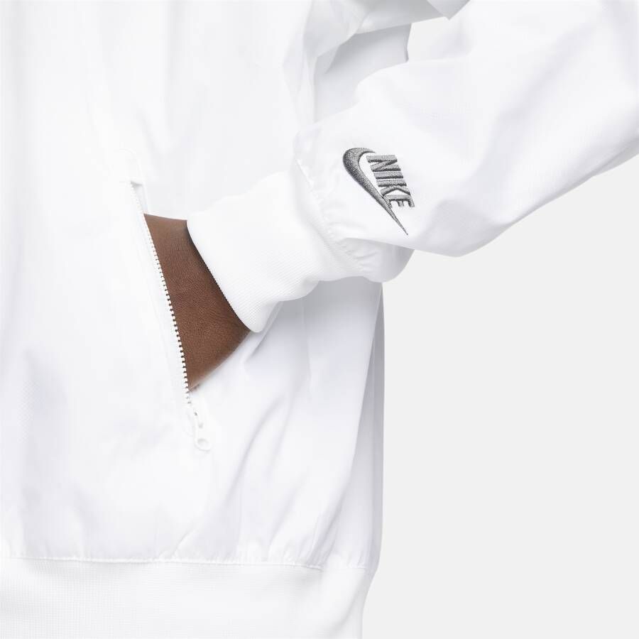 Nike Windrunner Geweven herenjack met voering Wit