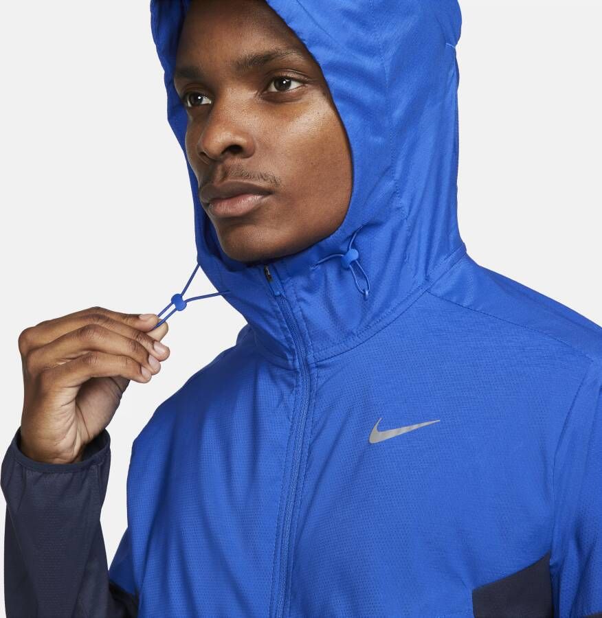 Nike Windrunner Repel hardloopjack voor heren Blauw