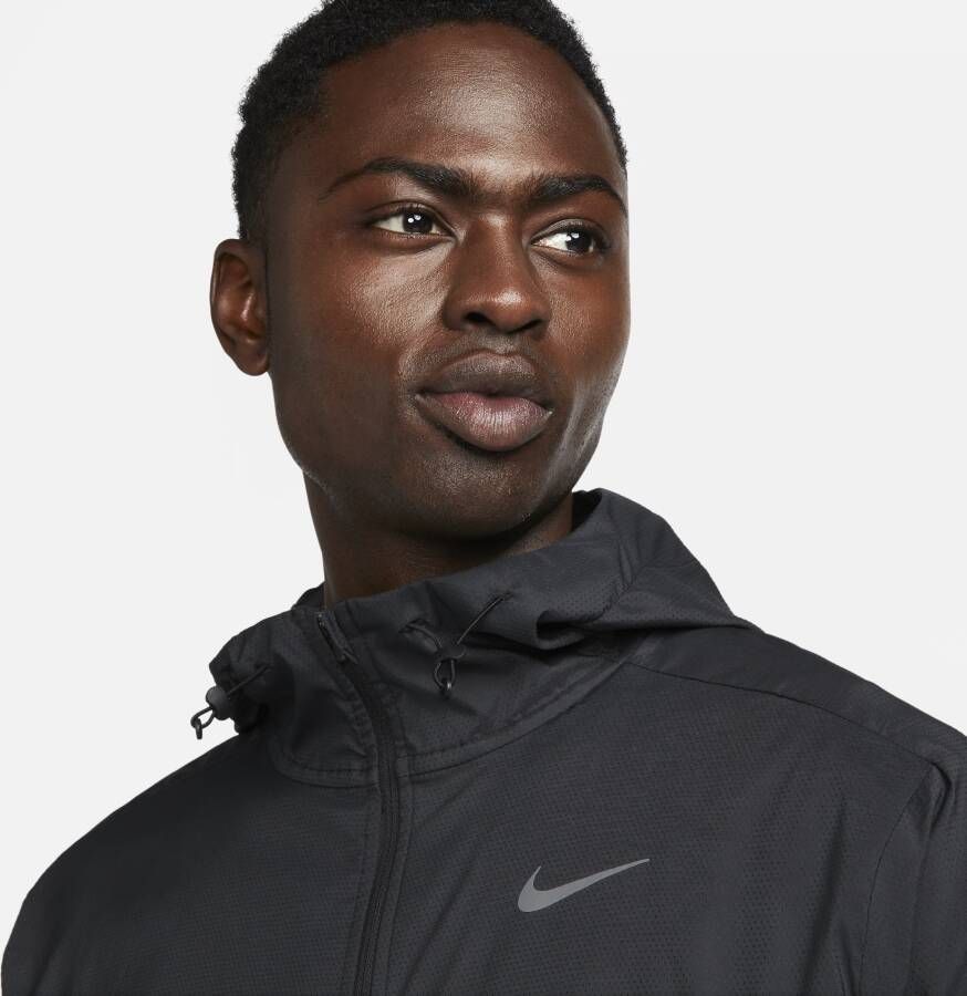 Nike Windrunner Repel hardloopjack voor heren Zwart
