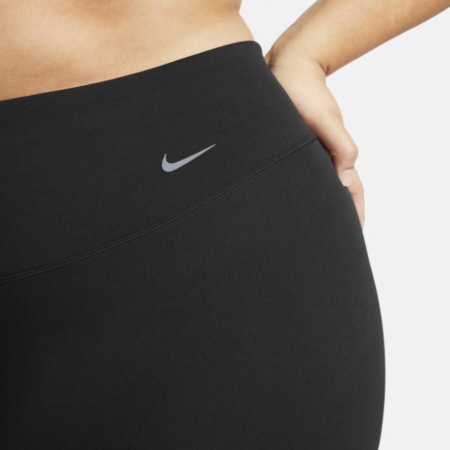 Nike Zenvy 7 8-legging met iets ondersteunende hoge taille voor dames (Plus Size) Zwart - Foto 5